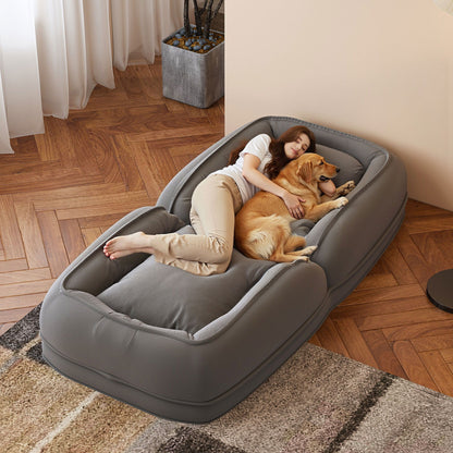 Upholstered Foldable Lazy Sofa Bed For Adults And Pets Home Essentials