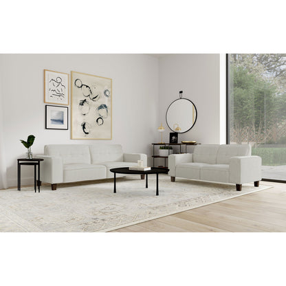 Xana - 2 Piece Upholstered Track Arm Sofa Set - Greige Furniture Max