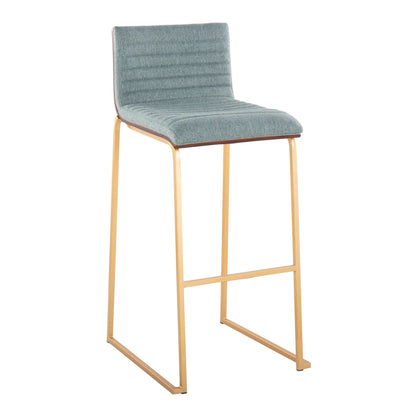 Mason Mara - Contemporary Versatile Desig Fixed Height Barstool (Set of 2) Lumi Source