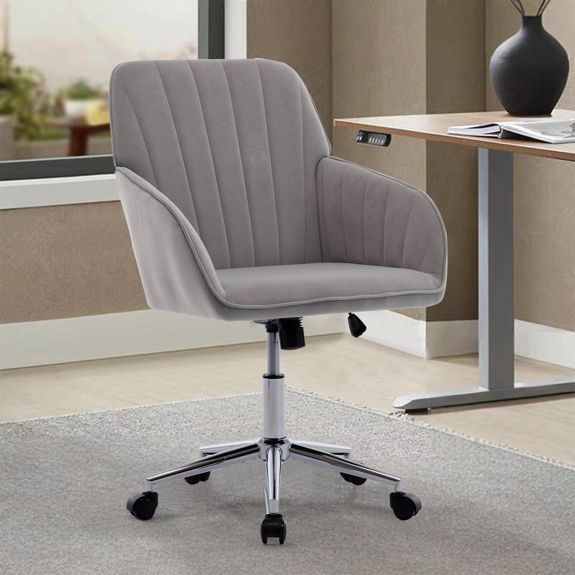 Adjustable Ergonomic Office Chair, Swivel Backrest Seat Home Essentials
