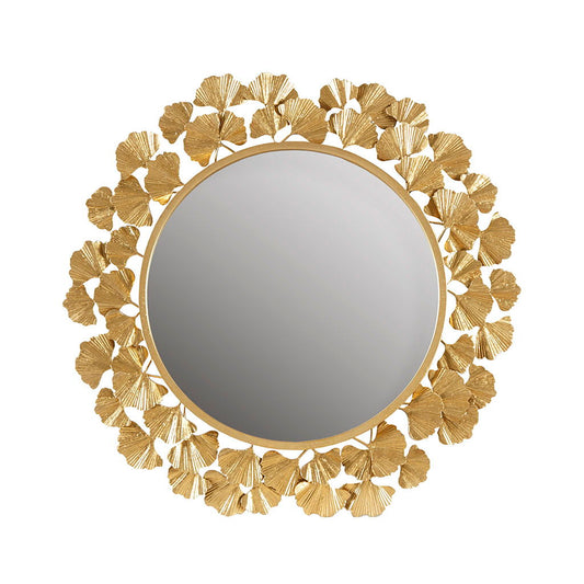 Eden - Foil Ginkgo Mirror - Gold Martha Stewart