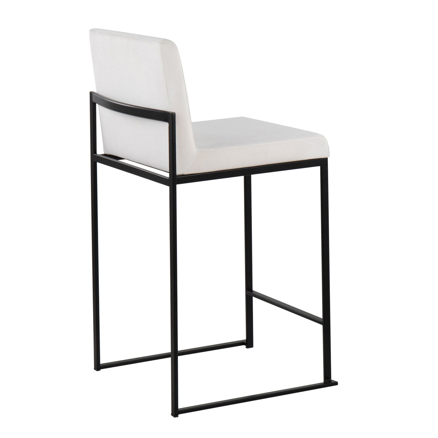 Fuji - Contemporary Modern Elegance, High Back Counter Stool Lumi Source