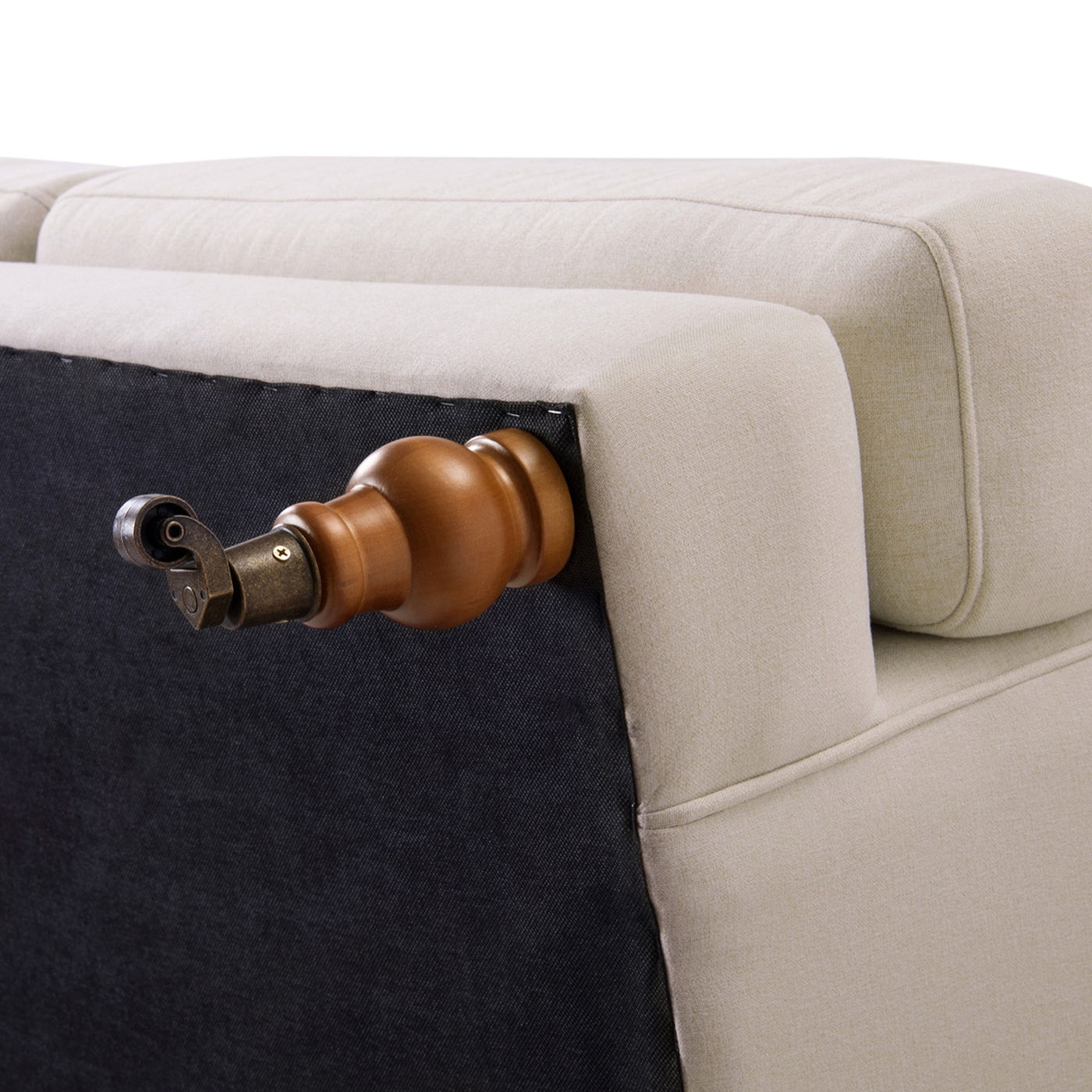 Alana Lawson - Modern Three Cushion Tightback Sofa Jennifer Taylor Home