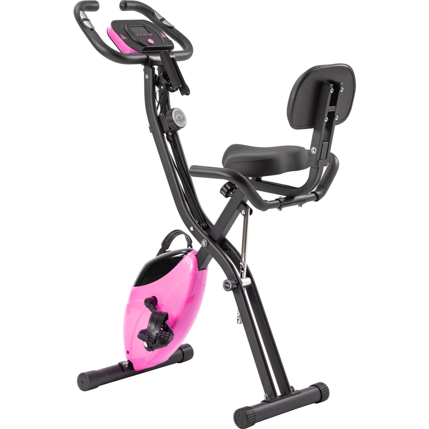 Exercise Bike Folding Stationary Bikes For Home With 16 Level Magnetic Resistance Daily Nest