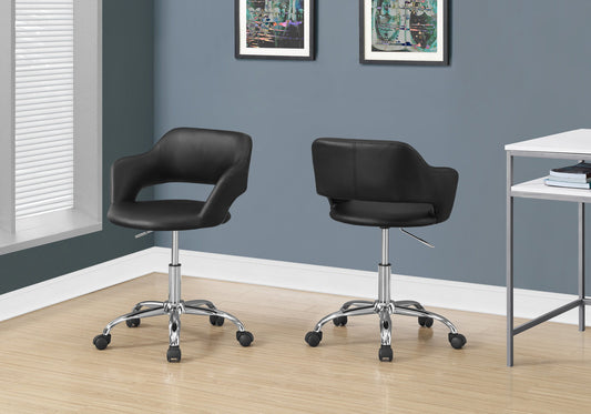 Office Chair, Adjustable Height, Swivel, Ergonomic, Armrests, Contemporary 8th Street