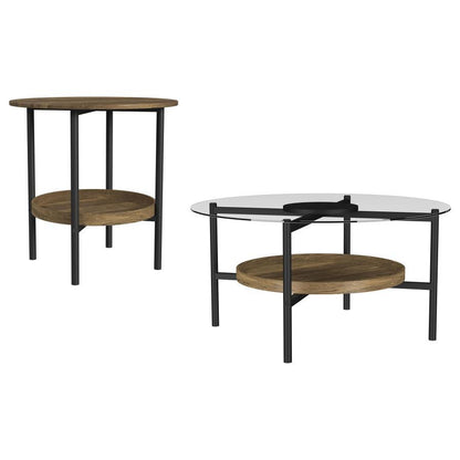 Delfin - Round Coffee Table Set Coaster Fine Furniture