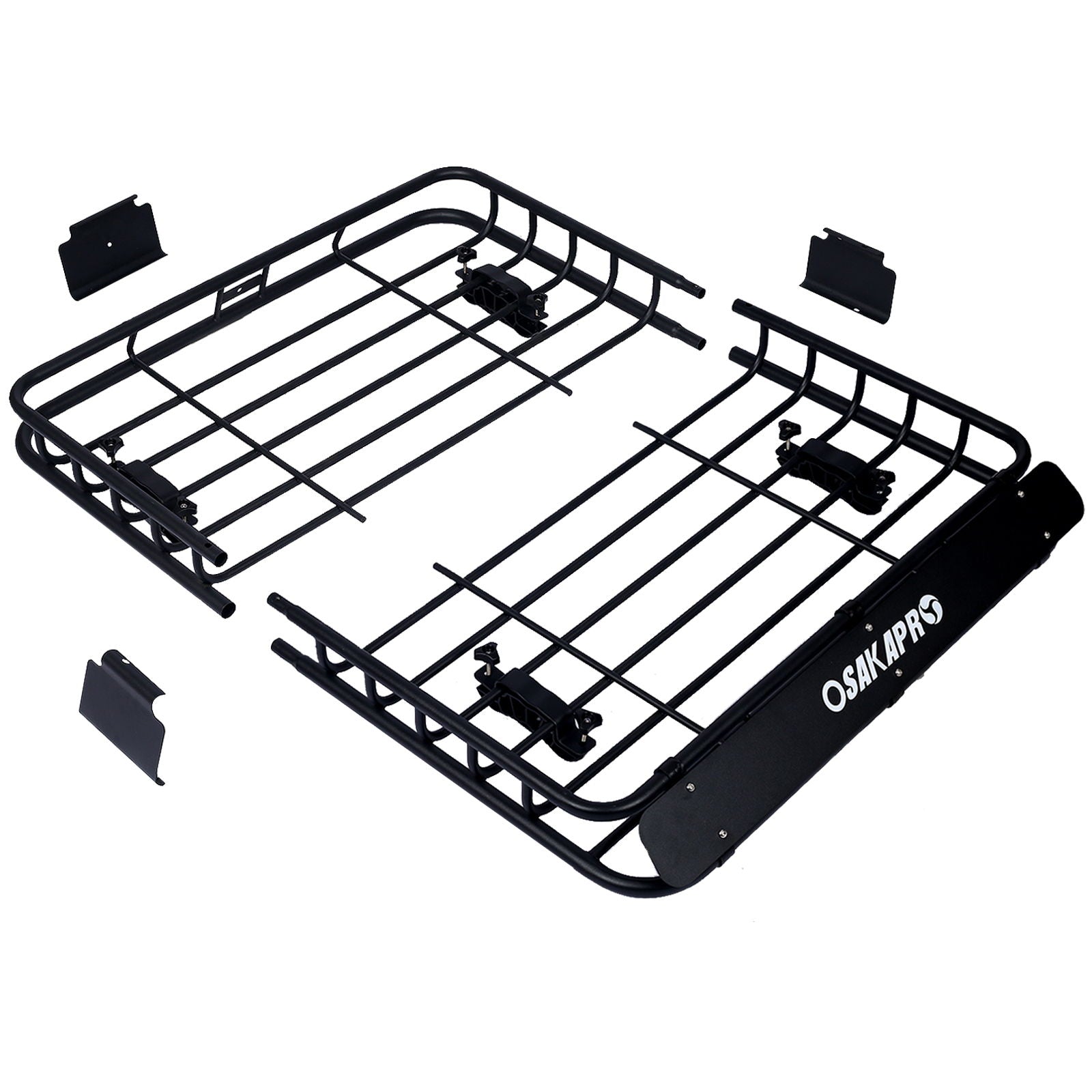 Motoring Rooftop Cargo Carrier Basket Steel, Universal Fit Roof Rack Daily Nest