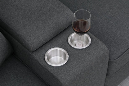 Eric - 9 Piece Upholstered Sectional With Ottoman Urban Retreats