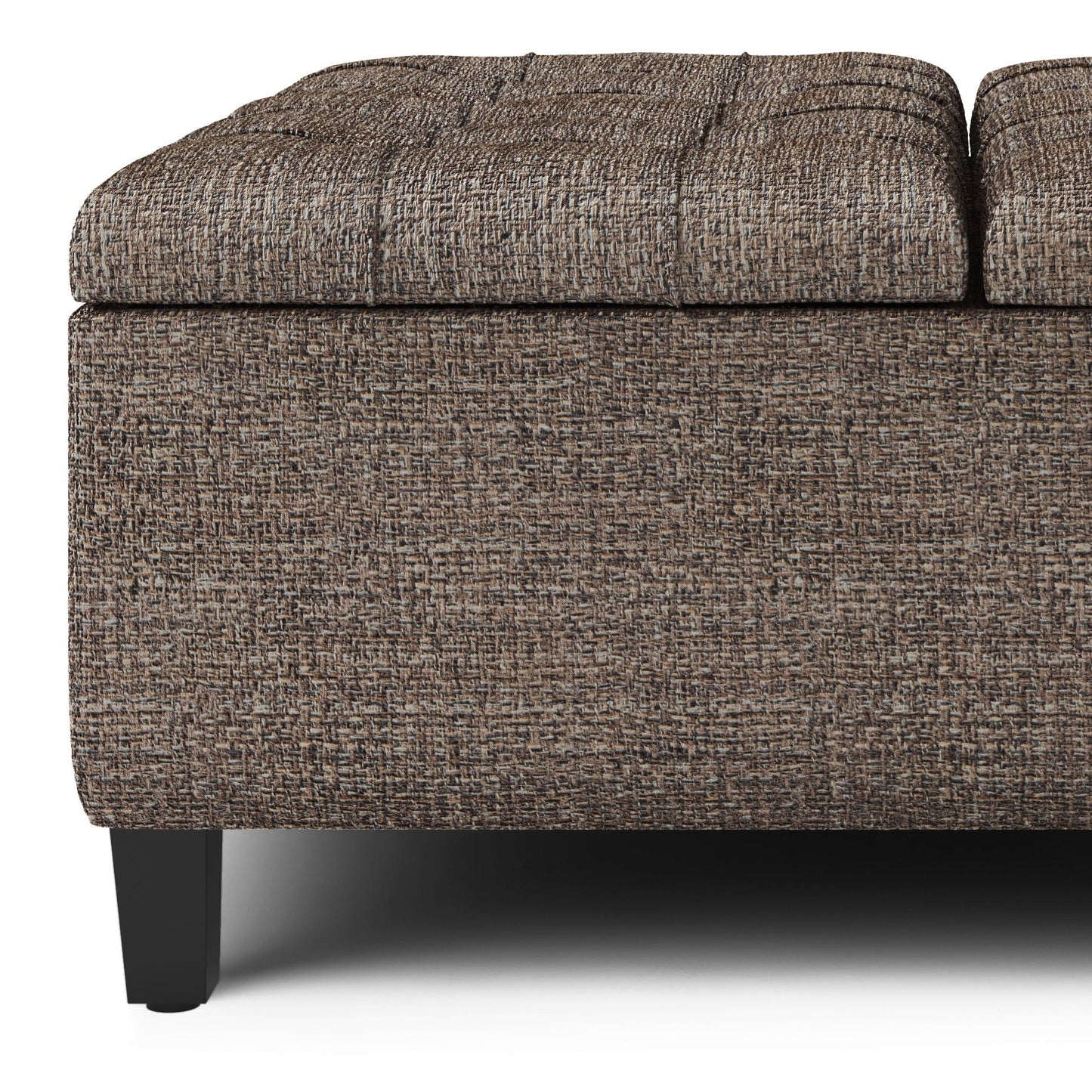 Harrison - Upholstered Coffee Table Storage Ottoman Simpli-Home