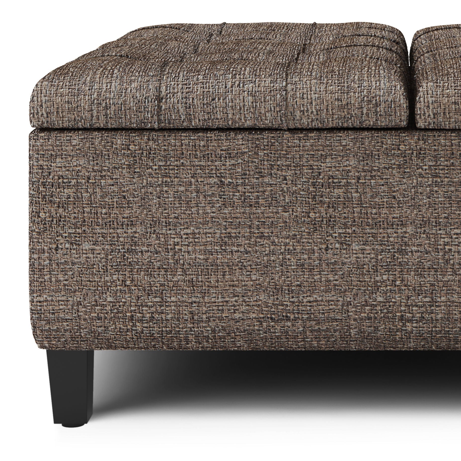 Harrison - Upholstered Coffee Table Storage Ottoman Simpli-Home