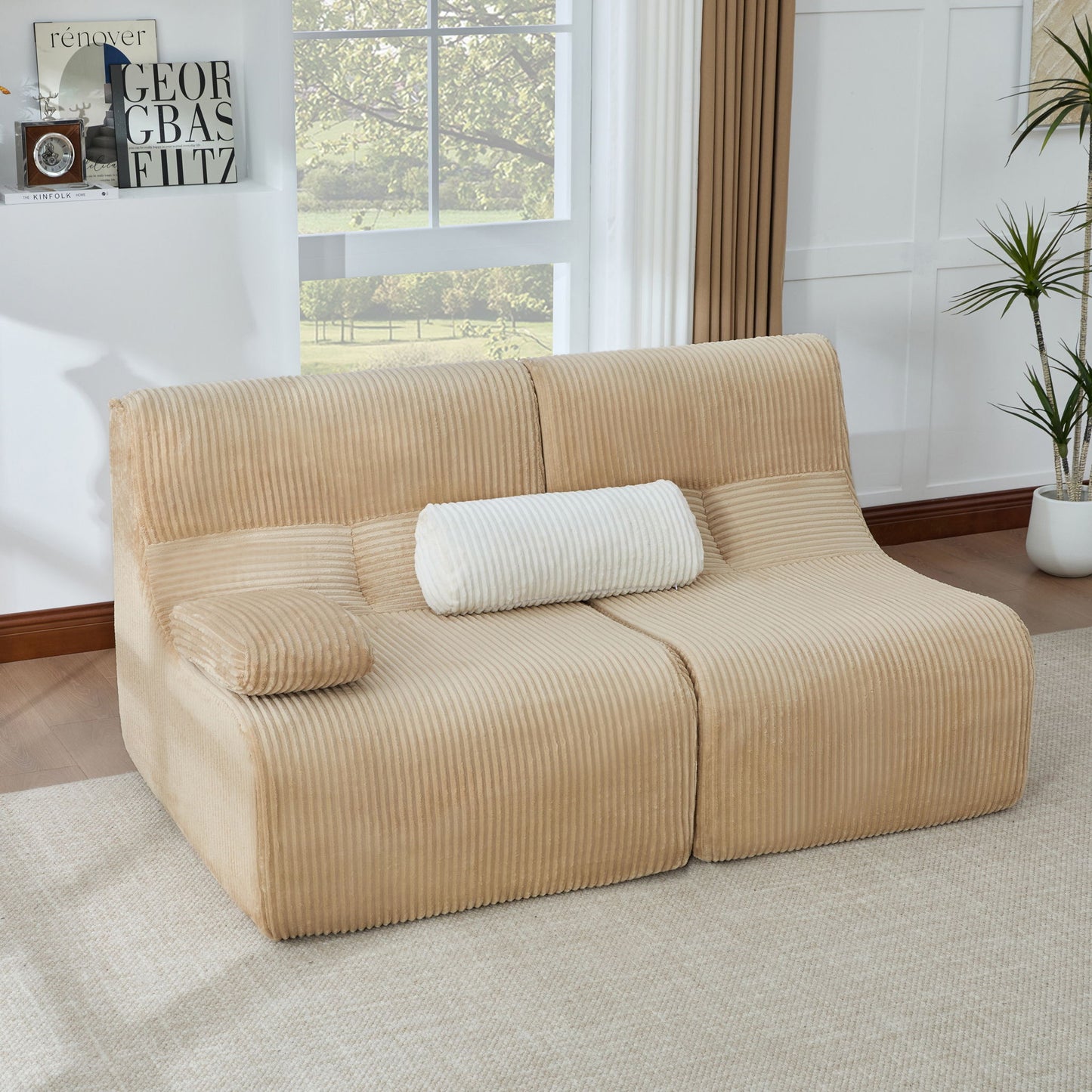 Modern Sectional Loveseat With Ergonomic Design Hearth and Haven