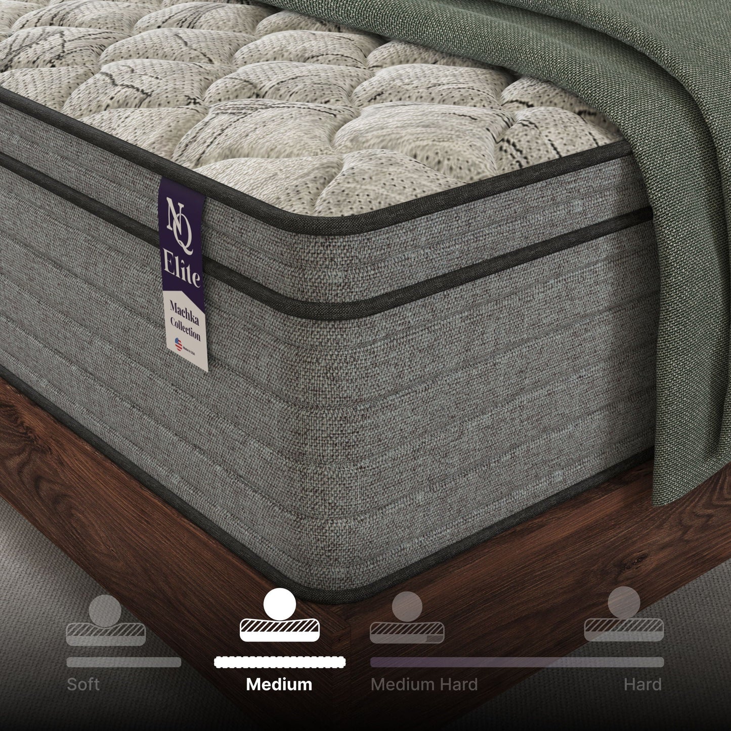 Elite Series Machka - 10" Cooling Gel Memory Foam Hybrid Mattress Daily Nest