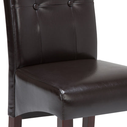 Cosmopolitan - Deluxe Tufted Parson Upholstered Chair (Set of 2) Simpli-Home