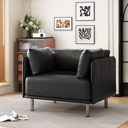 Vintage Modern Aesthetic Appeal Lounge Chair Noble House