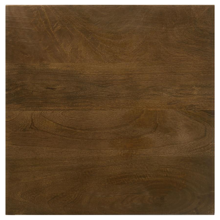 Heitor - Square Wood Top Accent Side Table - Dark Brown CoasterEssence