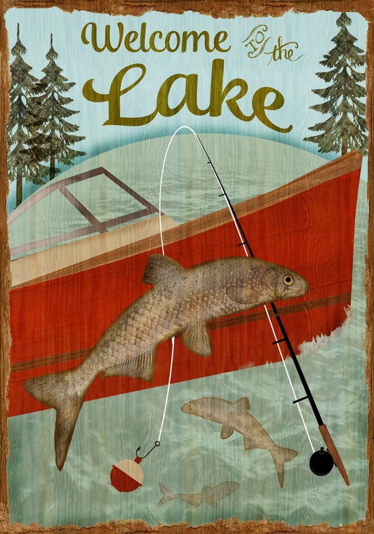Welcome To The Lake By Beth Albert - Red Classy Living