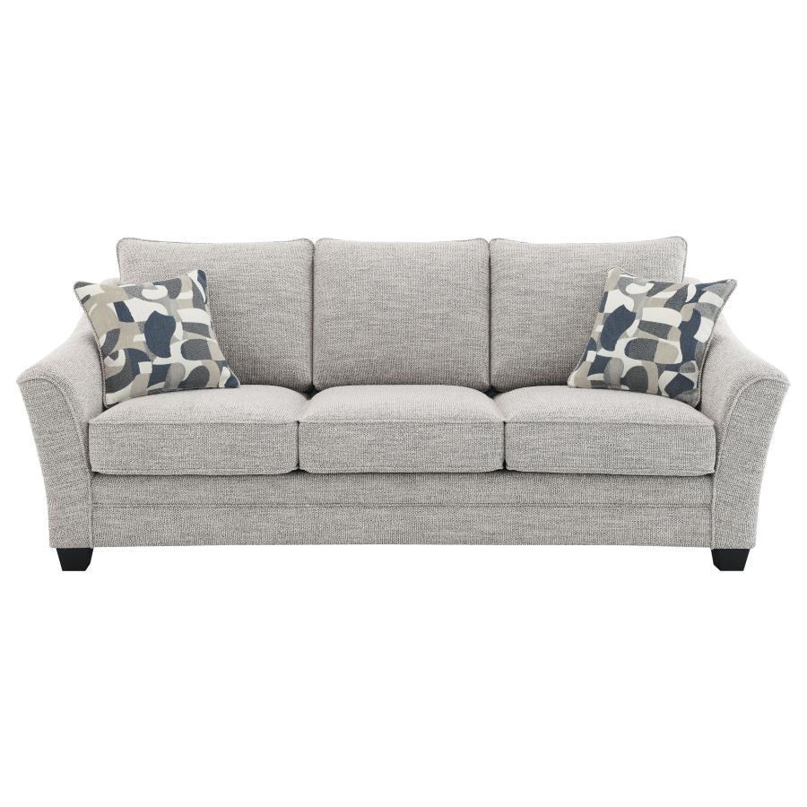 Tomkins - Boucle Upholstered Sofa - Light Gray Coaster Fine Furniture