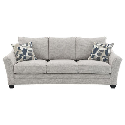 Tomkins - Boucle Upholstered Sofa - Light Gray Coaster Fine Furniture
