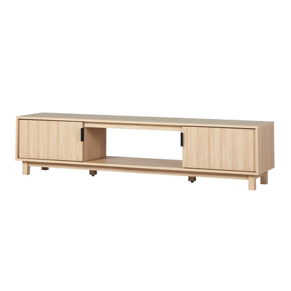 Modern Fluted Door Minimalist TV Stand Walker Edison