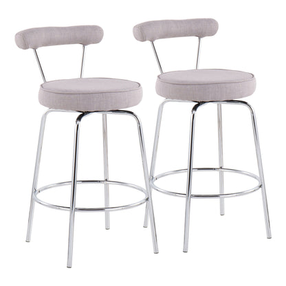 Rhonda - Contemporary Counter Stool (Set of 2) Lumi Source