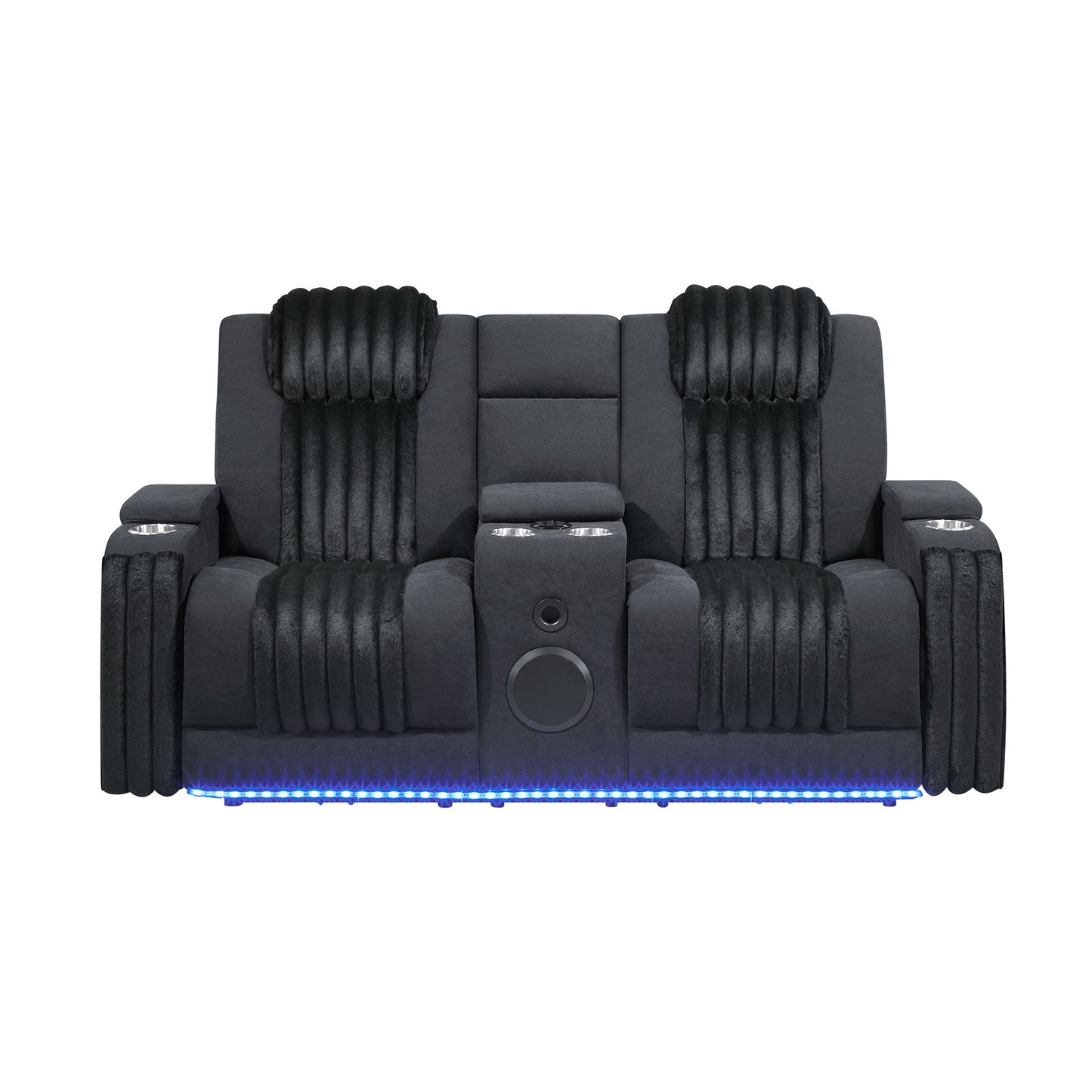 Duran - Power Reclining Loveseat With Power Headrest Global Furniture USA