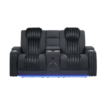 Duran - Power Reclining Loveseat With Power Headrest Global Furniture USA