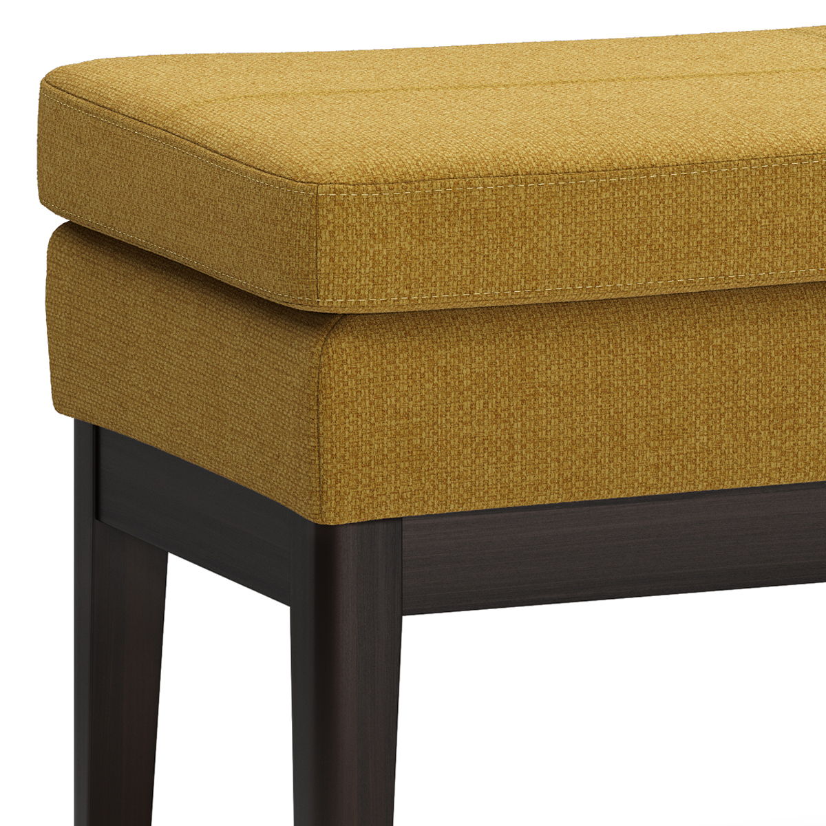 Carlson - Ottoman Bench, Mid Century Design Simpli-Home