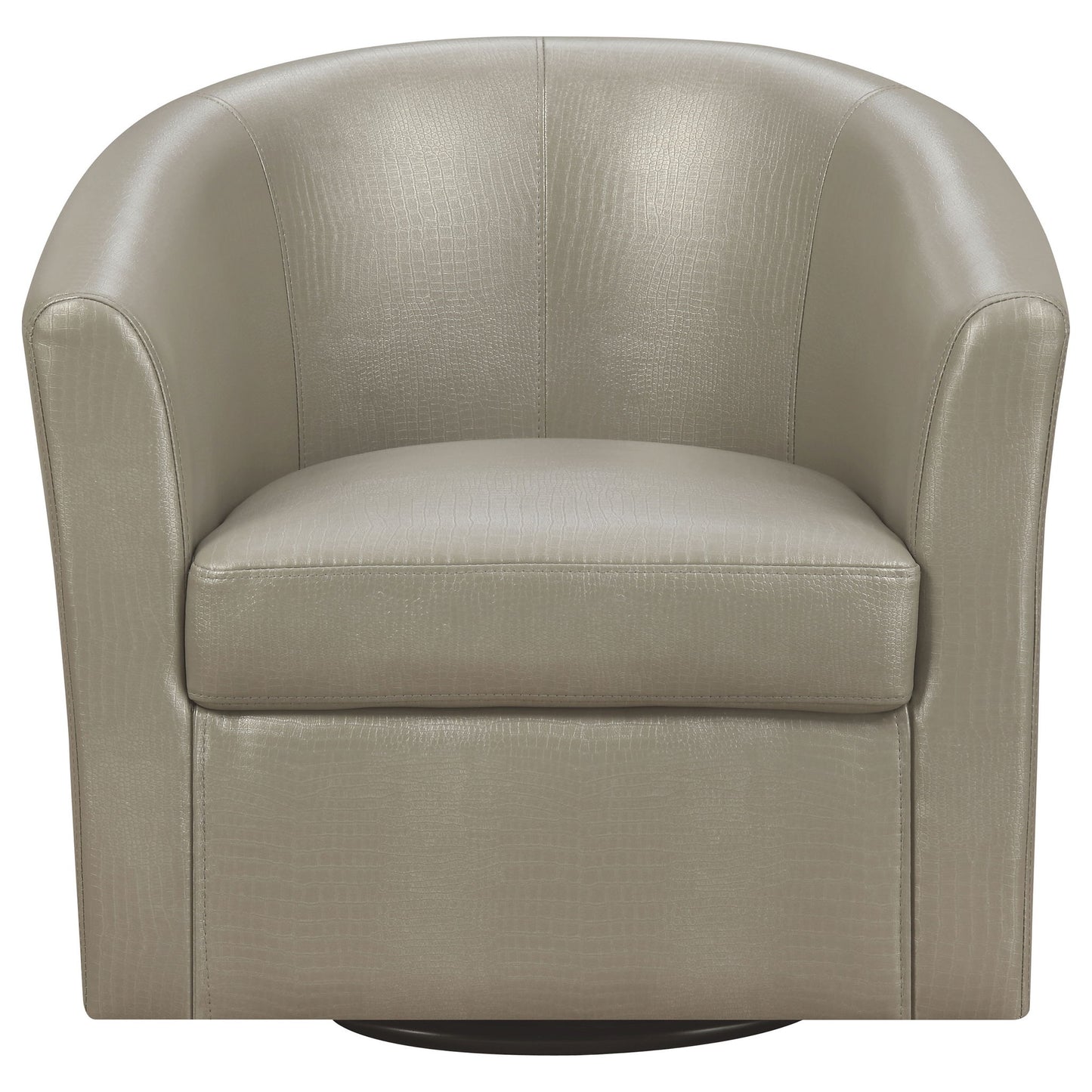 Swivel Armchair With Barrel-Back Design Furniture Max