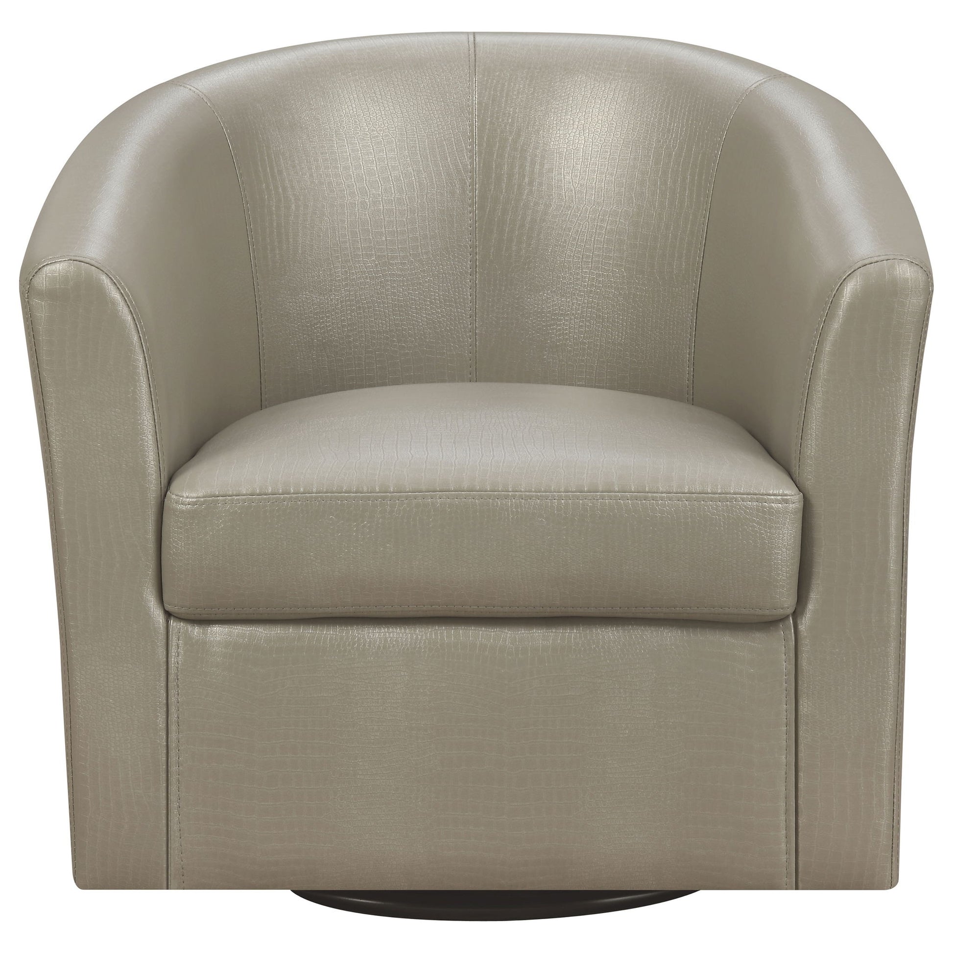 Swivel Armchair With Barrel-Back Design Furniture Max