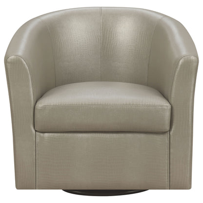Swivel Armchair With Barrel-Back Design Furniture Max