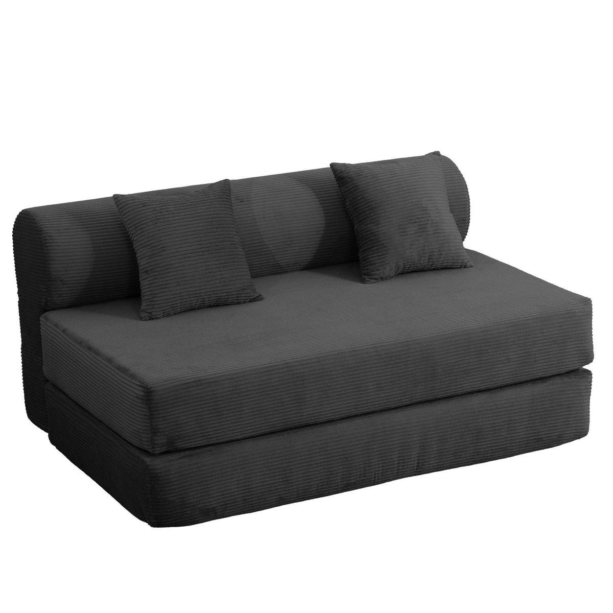 Convertible Sofa Bed, 2 Seater Fold Out Floor Couch Home Essentials