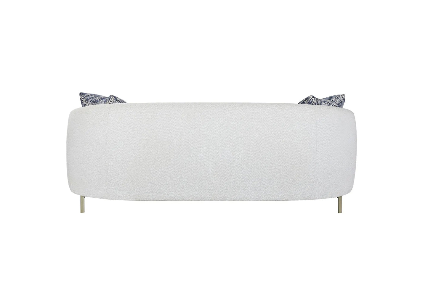 Rounded Sofa - White Bernards Furniture