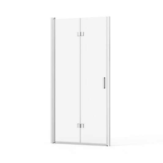 Frameless Bi Fold Shower Doors 30" W X 72" H - Chrome Daily Nest