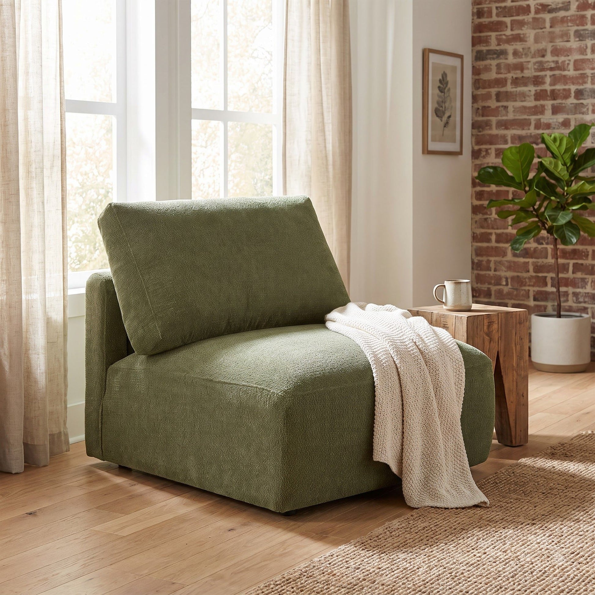 Logan - Armless Chair Furniture Max