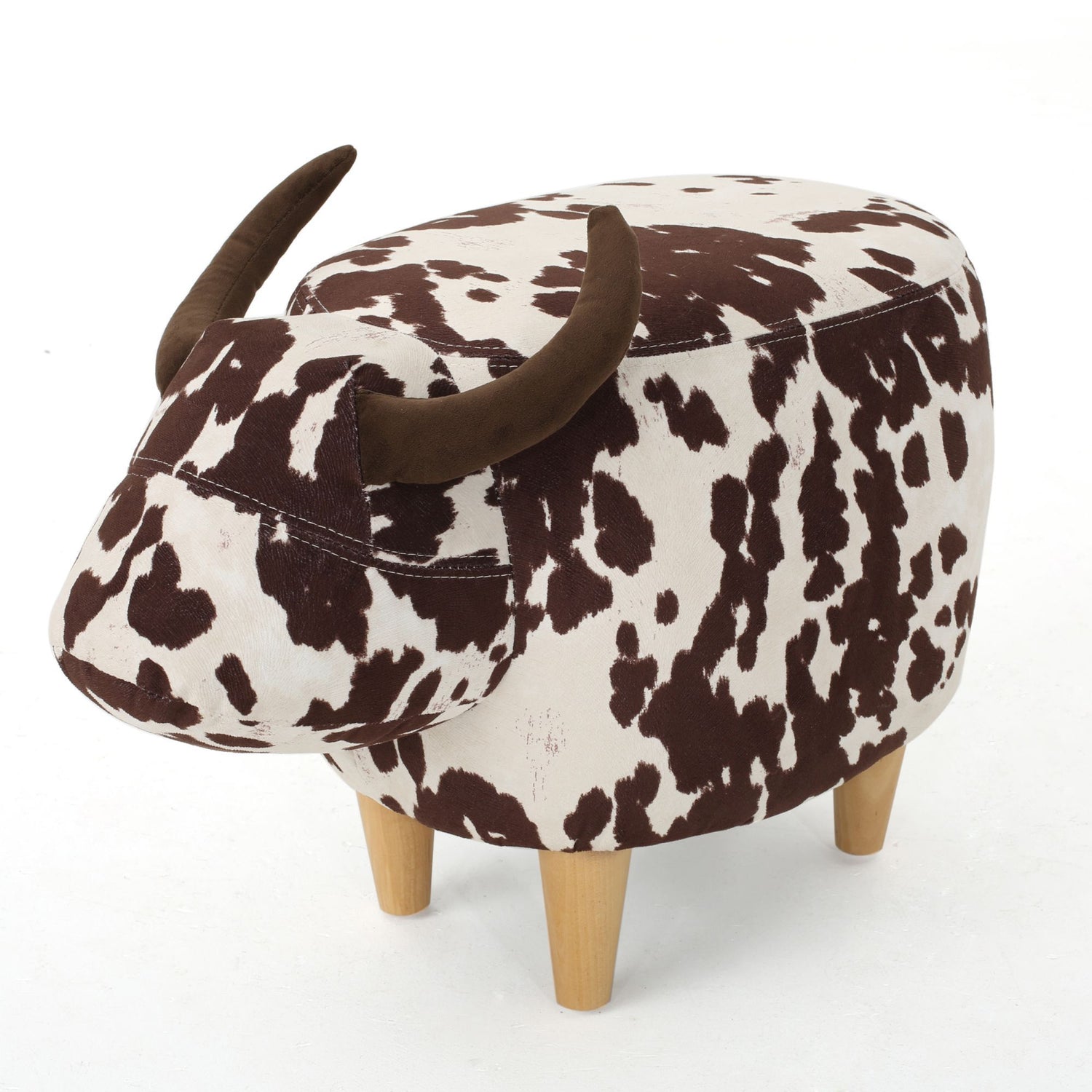 Cow Shaped Ottoman Footstool Noble House