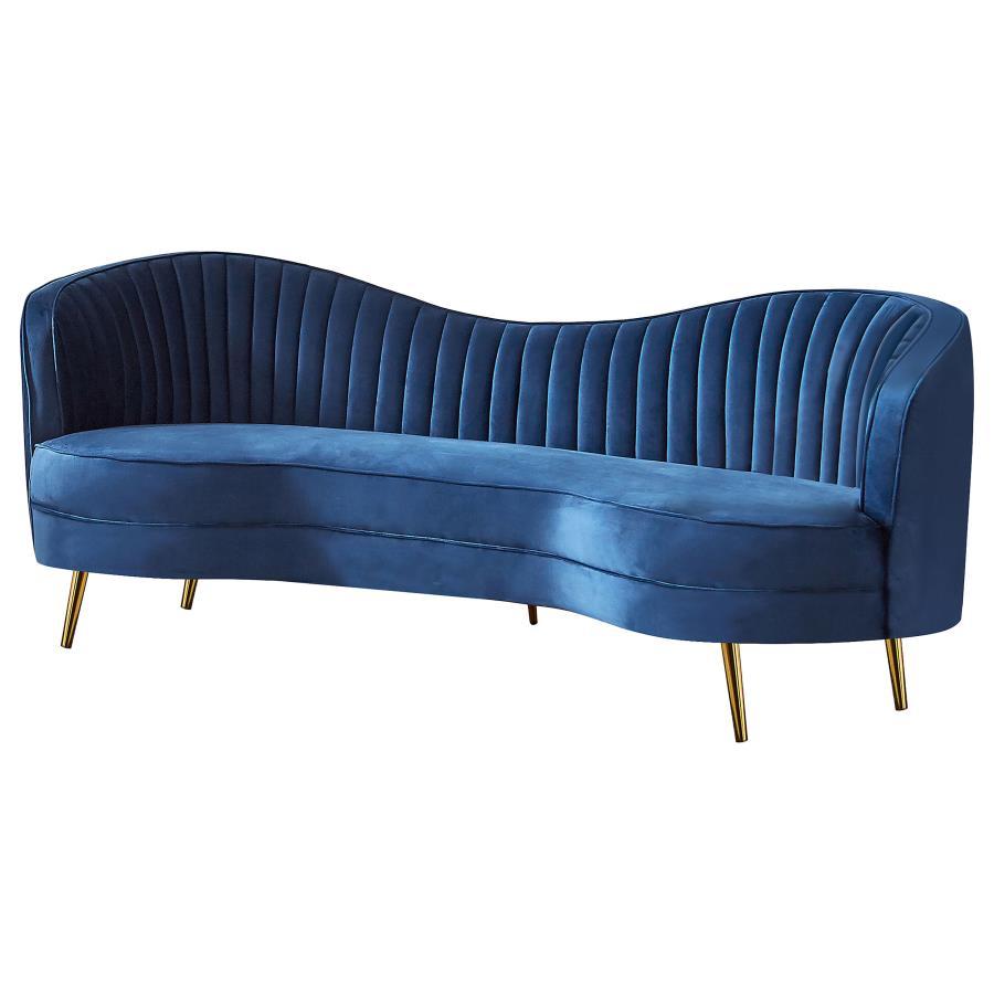 Sophia - Upholstered Channel Tufted Sofa CoasterEssence