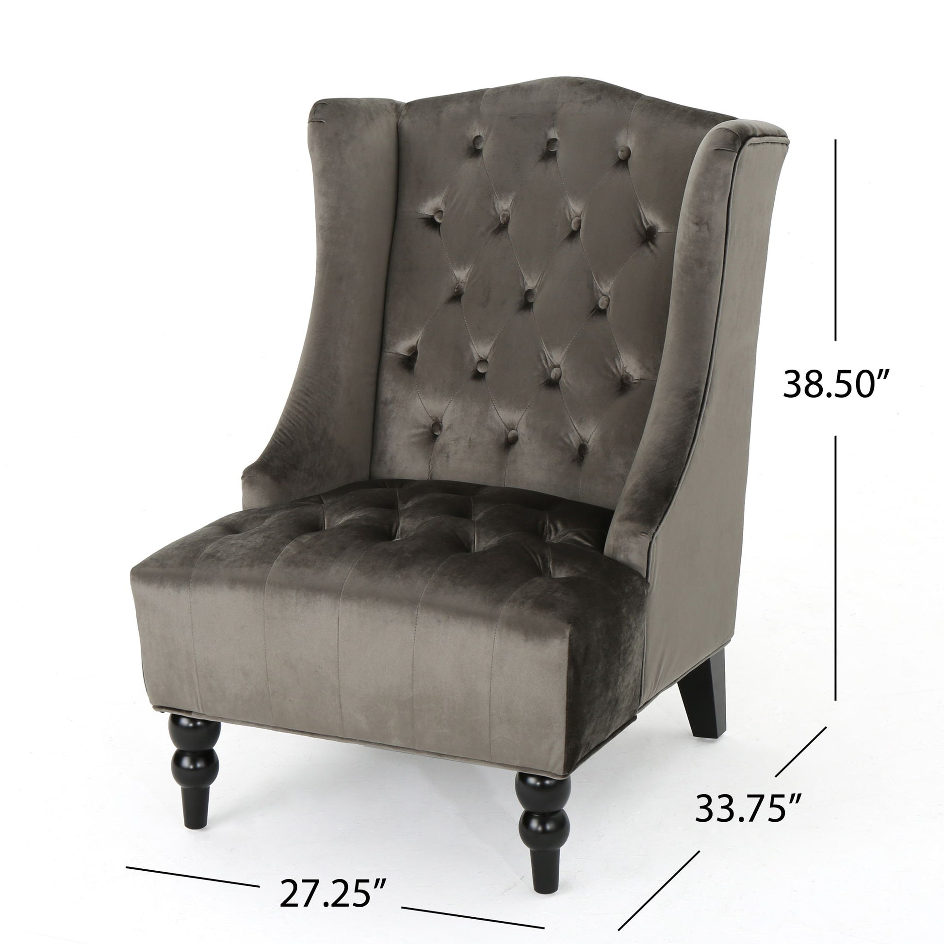 Toddman - Hi - Back Club Chair With Elegant Design Noble House