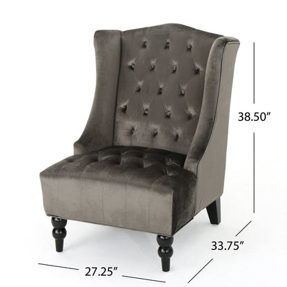 Toddman - Hi - Back Club Chair With Elegant Design Noble House