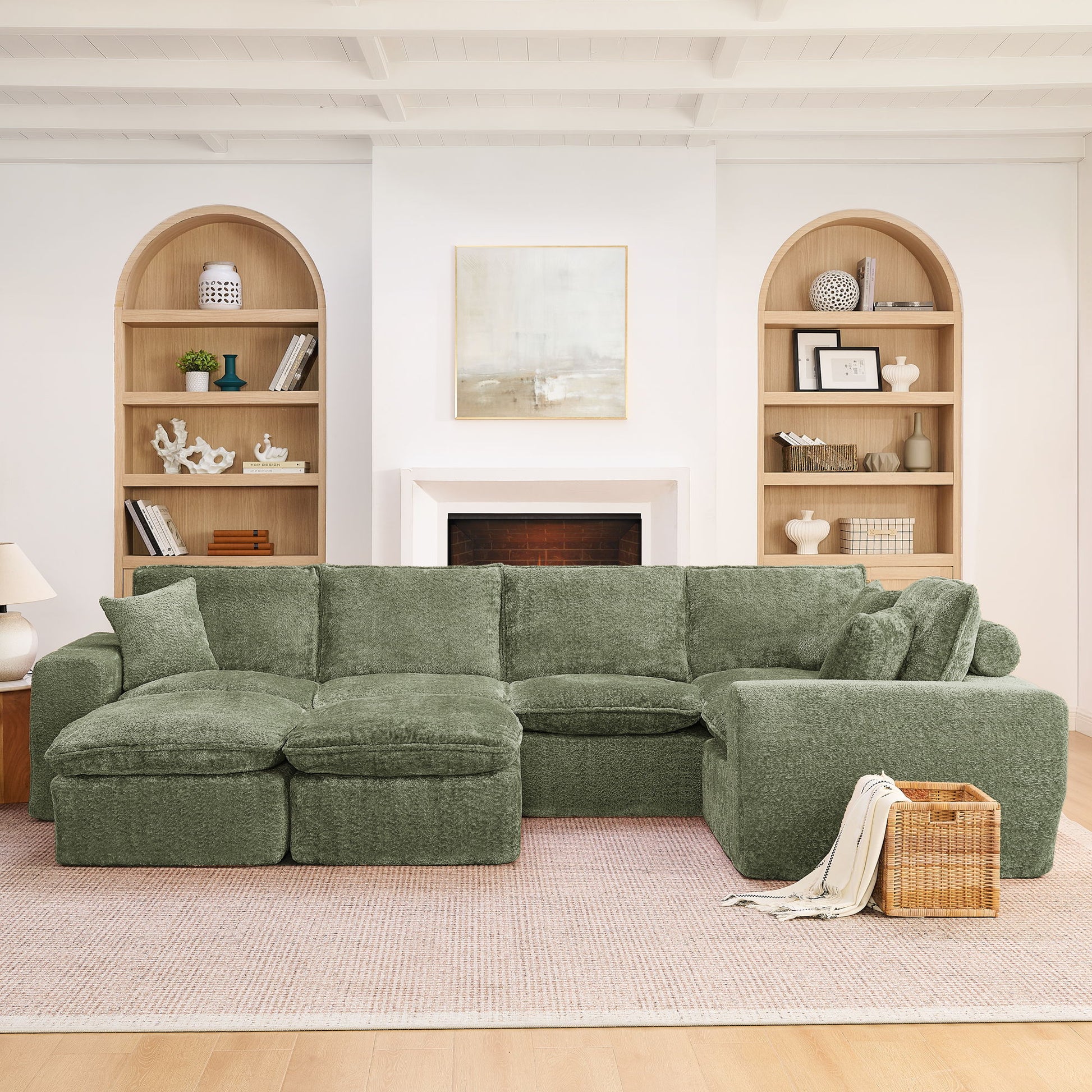 Sectional Sofa With Moveable Ottoman Home Essentials