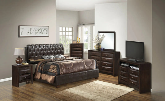 Tufted Upholstered Bed Glory Furniture