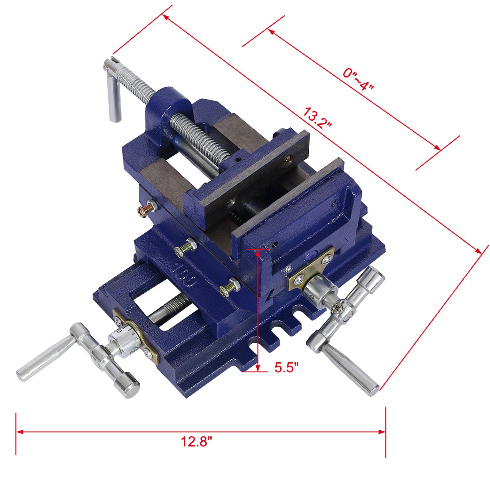 Industrial Quality Cross Slide Vise, Drill Press Metal Milling 2 Way X - Y Daily Nest