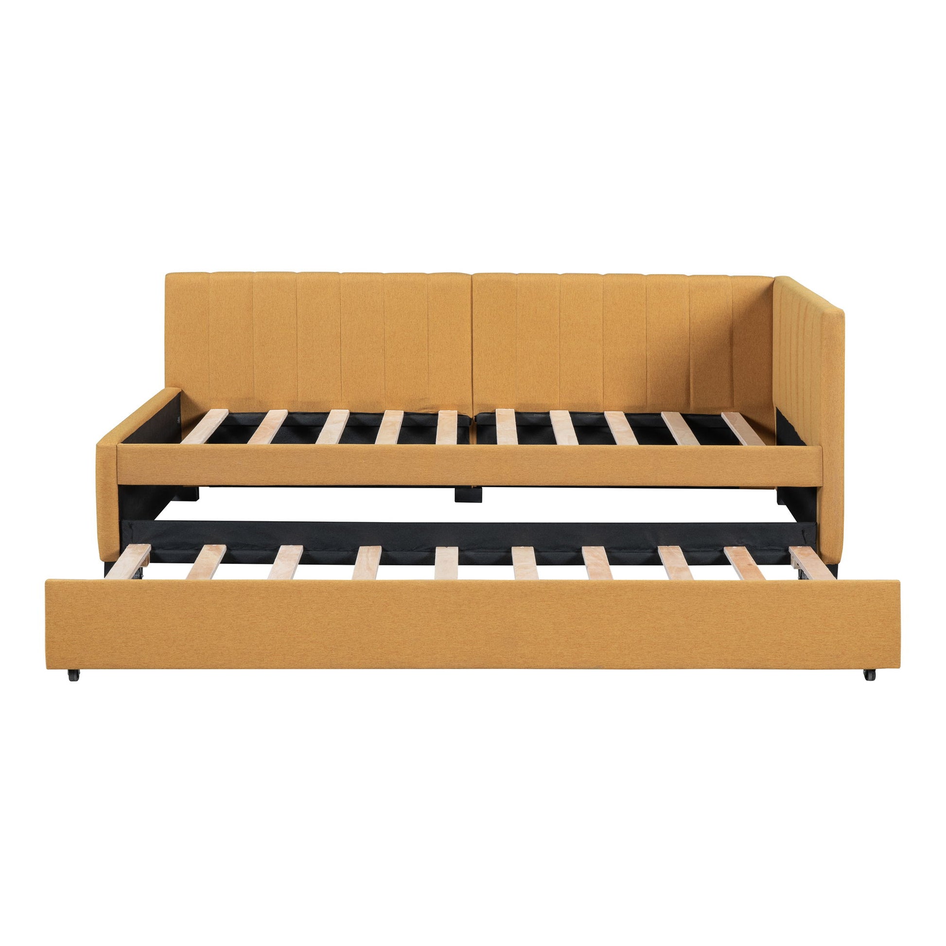 Upholstered Daybed, Sofa Bed Frame, No Box Spring Needed - Snoozhouse