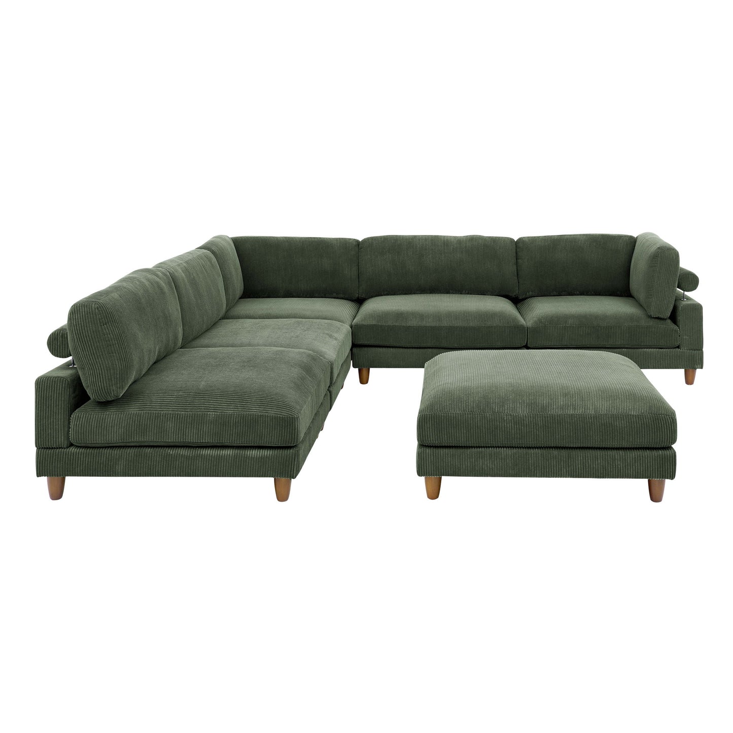 Modern Modular Sectional With Adjustable Back Support Home Essentials