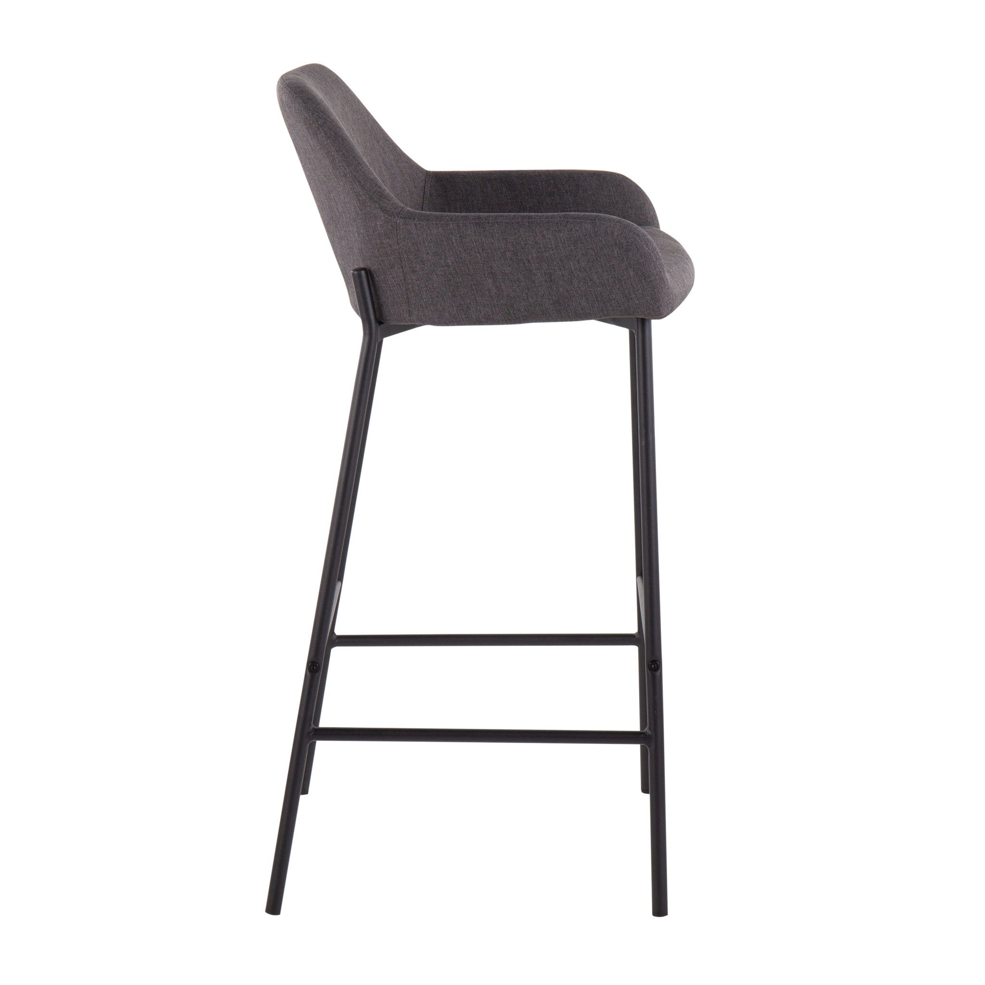 Daniella - Industrial Fixed Height Bar Stool (Set of 2) Lumi Source