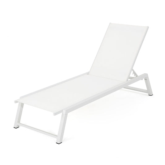Myers - Chaise Lounge - White Noble House