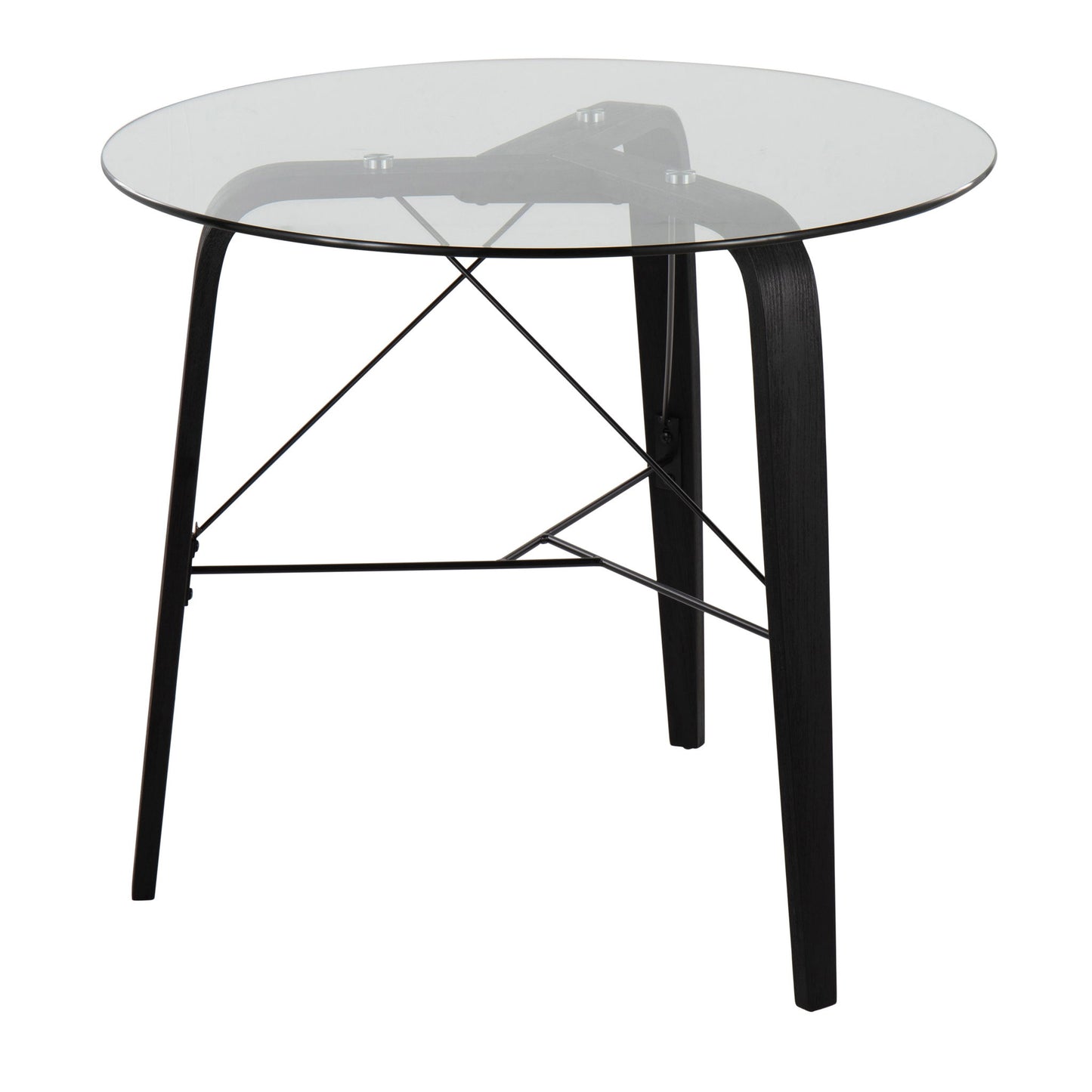 Trilogy - Contemporary Round Dinette Table Lumi Source