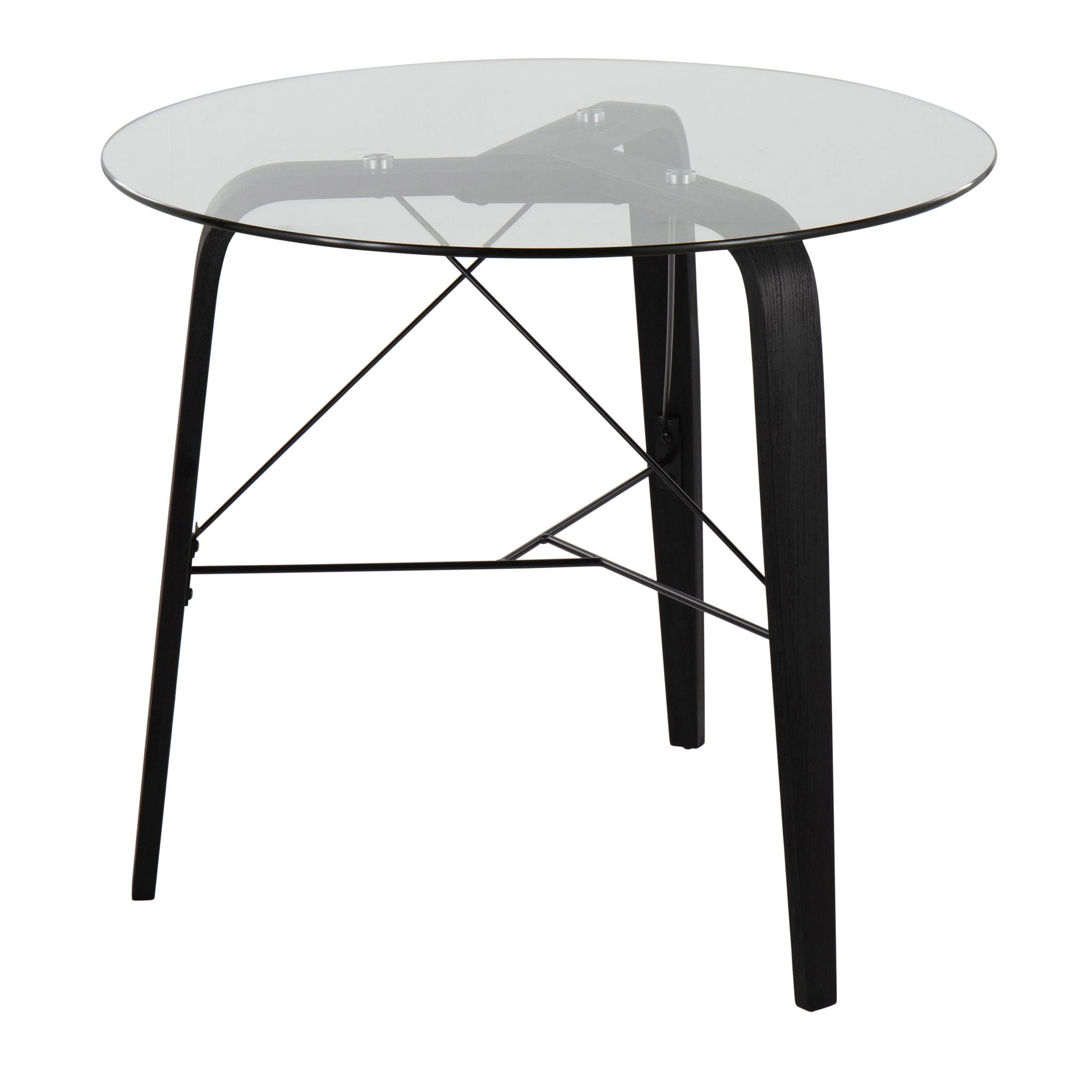 Trilogy - Contemporary Round Dinette Table Lumi Source