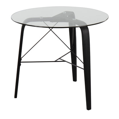 Trilogy - Contemporary Round Dinette Table Lumi Source