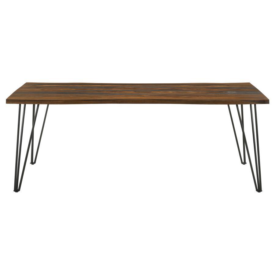 Neve - Live Edge Dining Table - Gray Sheesham CoasterEssence