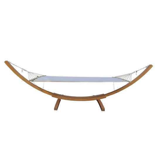 Person Hammock With Stand Set For Indoor Outdoor Standalone - Beige Home Essentials